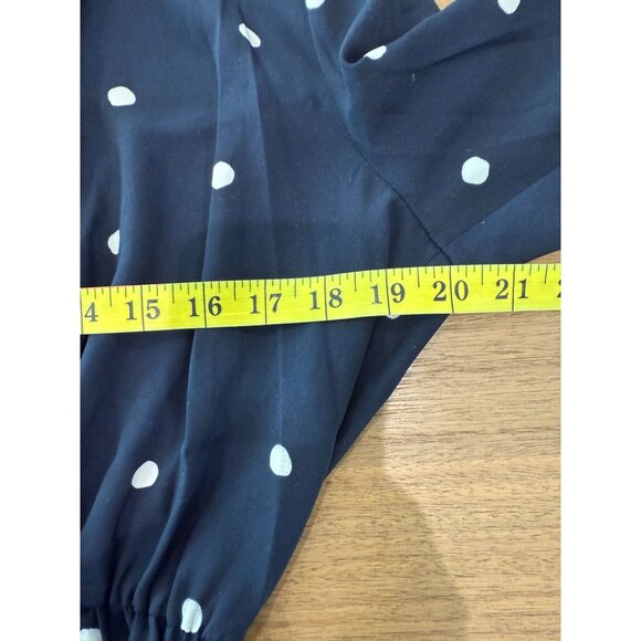 Women's All In Favor Lily Long Sleeve Surplus Dress, size large - Picture 6 of 13